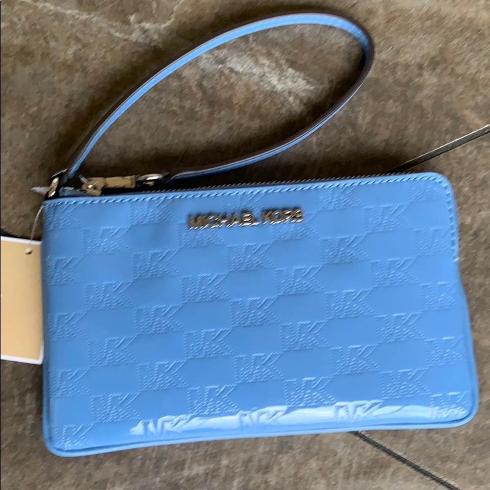 MICHAEL KORS JET SET ITEM LG GUSSET WRISTLET - Picture 7 of 16